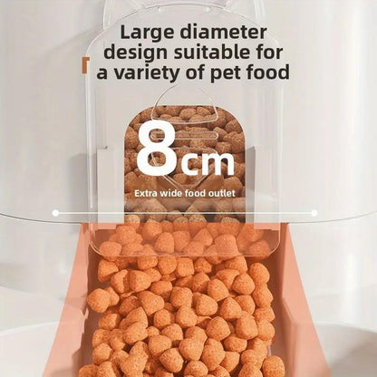 Eco-Friendly Automatic Gravity Pet Diner: One-Piece Food & Water Dispenser for Dogs & Cats – No Electricity Needed – Stylish, Self-Sourcing Feeding Station